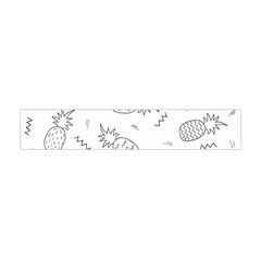 Pineapples Doodles Flano Scarf (mini) by goljakoff