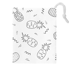 Pineapples Doodles Drawstring Pouch (5xl) by goljakoff