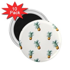 Pineapples 2 25  Magnets (10 Pack)  by goljakoff