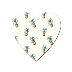 Pineapples Heart Magnet