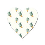 Pineapples Heart Magnet Front