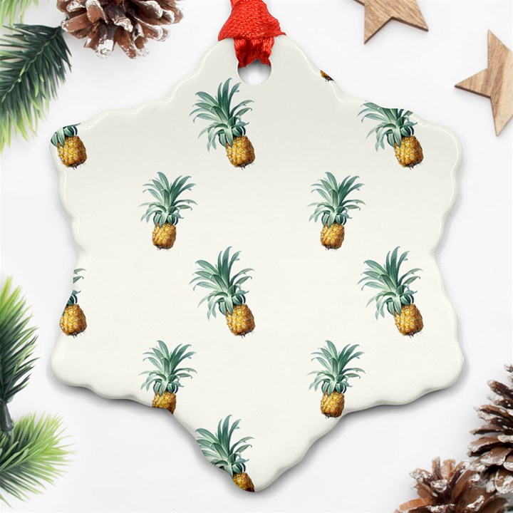 Pineapples Snowflake Ornament (Two Sides)