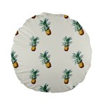 Pineapples Standard 15  Premium Round Cushions Front