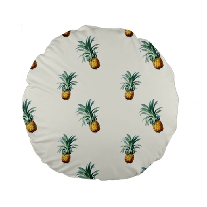 Pineapples Standard 15  Premium Round Cushions