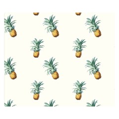 Pineapples Double Sided Flano Blanket (Small) 