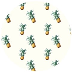 Pineapples Wooden Puzzle Round