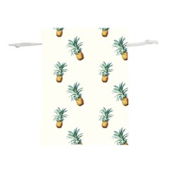 Pineapples Lightweight Drawstring Pouch (L)