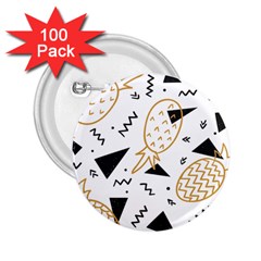 Golden Pineapples 2 25  Buttons (100 Pack)  by goljakoff