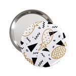 Golden pineapples 2.25  Handbag Mirrors Front