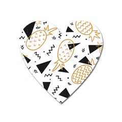 Golden Pineapples Heart Magnet by goljakoff