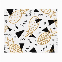 Golden Pineapples Small Glasses Cloth (2 Sides) by goljakoff