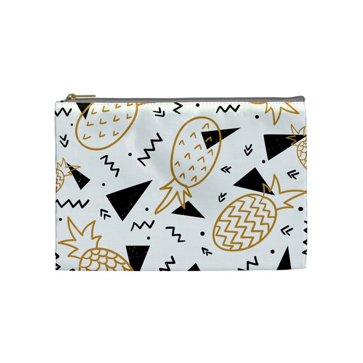 Golden pineapples Cosmetic Bag (Medium)