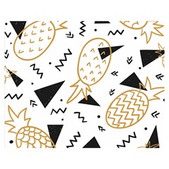 Golden Pineapples Double Sided Flano Blanket (medium)  by goljakoff