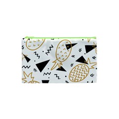 Golden Pineapples Cosmetic Bag (xs) by goljakoff