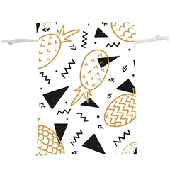 Golden Pineapples  Lightweight Drawstring Pouch (xl) by goljakoff