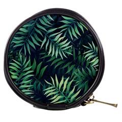 Green Leaves Mini Makeup Bag by goljakoff