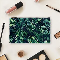 Green Leaves Cosmetic Bag (medium) by goljakoff