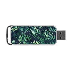 Green Leaves Portable Usb Flash (two Sides) by goljakoff