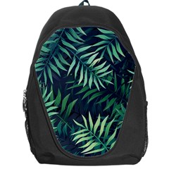 Green Leaves Backpack Bag by goljakoff