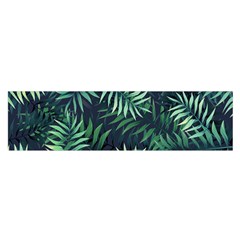 Green Leaves Satin Scarf (oblong) by goljakoff