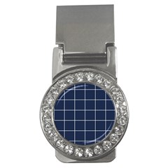 Blue Buffalo Plaid Money Clips (cz)  by goljakoff