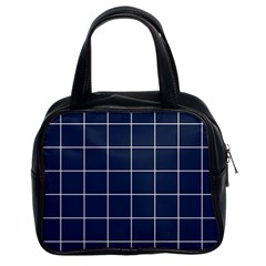 Blue Buffalo Plaid Classic Handbag (two Sides) by goljakoff