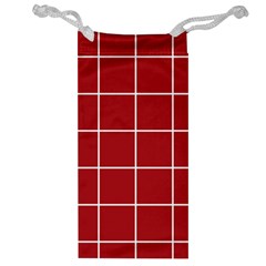 Red Buffalo Plaid Jewelry Bag by goljakoff