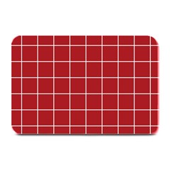 Red Buffalo Plaid Plate Mats by goljakoff