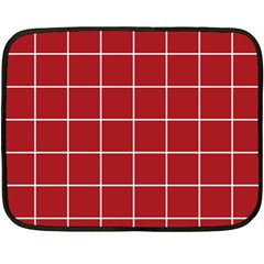 Red Buffalo Plaid Double Sided Fleece Blanket (mini)  by goljakoff