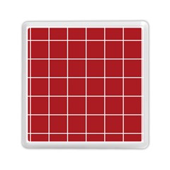 Red Buffalo Plaid Memory Card Reader (square) by goljakoff