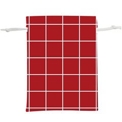 Red Buffalo Plaid  Lightweight Drawstring Pouch (xl) by goljakoff