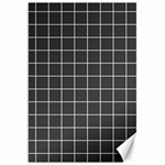 Gray plaid Canvas 20  x 30  19.62 x28.9  Canvas - 1