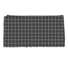 Gray Plaid Pencil Case by goljakoff