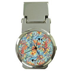 Flowers And Butterfly Money Clip Watches by goljakoff