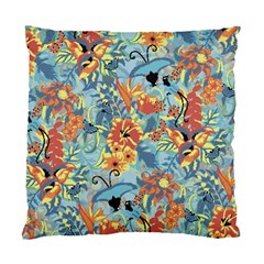 Flowers And Butterfly Standard Cushion Case (two Sides) by goljakoff