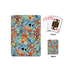 Flowers And Butterfly Playing Cards Single Design (mini) by goljakoff