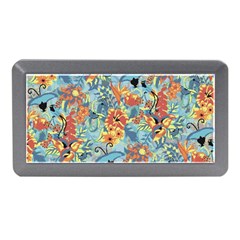 Flowers And Butterfly Memory Card Reader (mini) by goljakoff