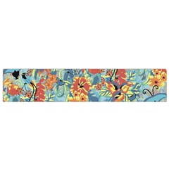 Flowers And Butterfly Small Flano Scarf by goljakoff