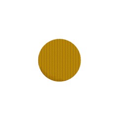 Yellow Knitted Pattern 1  Mini Buttons by goljakoff