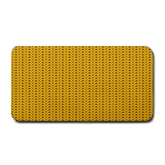 Yellow Knitted Pattern Medium Bar Mats by goljakoff