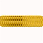 Yellow knitted pattern Large Bar Mats 32 x8.5  Bar Mat