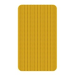 Yellow Knitted Pattern Memory Card Reader (rectangular) by goljakoff