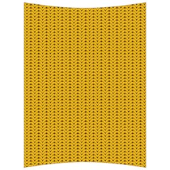 Yellow Knitted Pattern Back Support Cushion by goljakoff