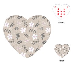 Flower  Playing Cards Single Design (heart) by SychEva