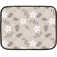 Flower  Double Sided Fleece Blanket (mini)  by SychEva