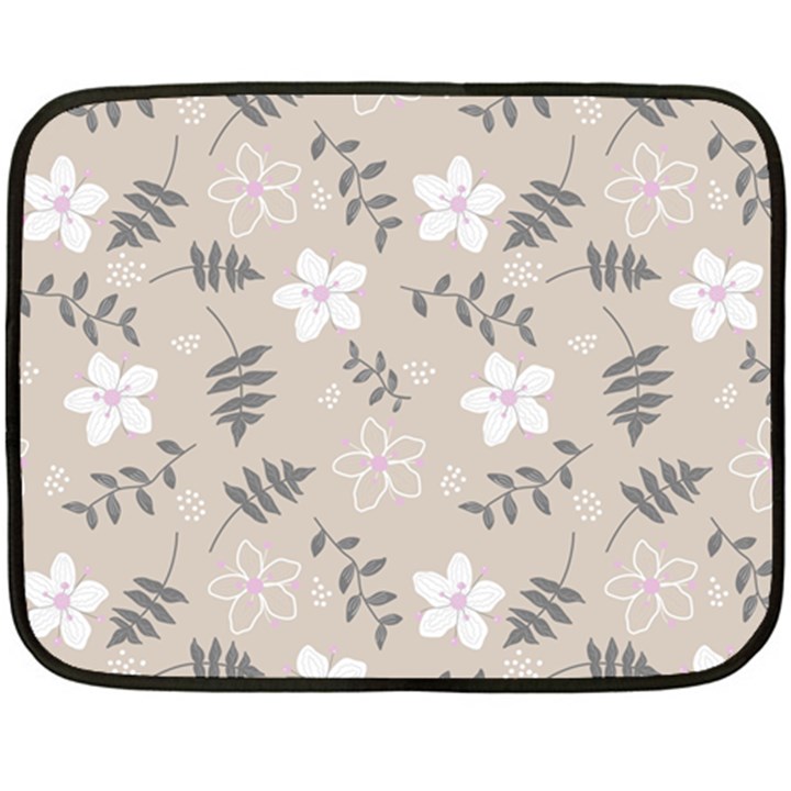 Flower  Double Sided Fleece Blanket (Mini) 