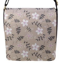 Flower  Flap Closure Messenger Bag (s) by SychEva