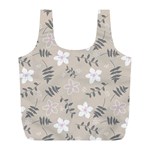 Flower  Full Print Recycle Bag (L) Front