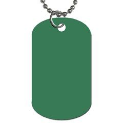 Amazon Green Dog Tag (one Side) by FabChoice