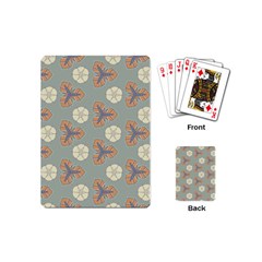 Flowers Leaves  Floristic Pattern Playing Cards Single Design (mini) by SychEva